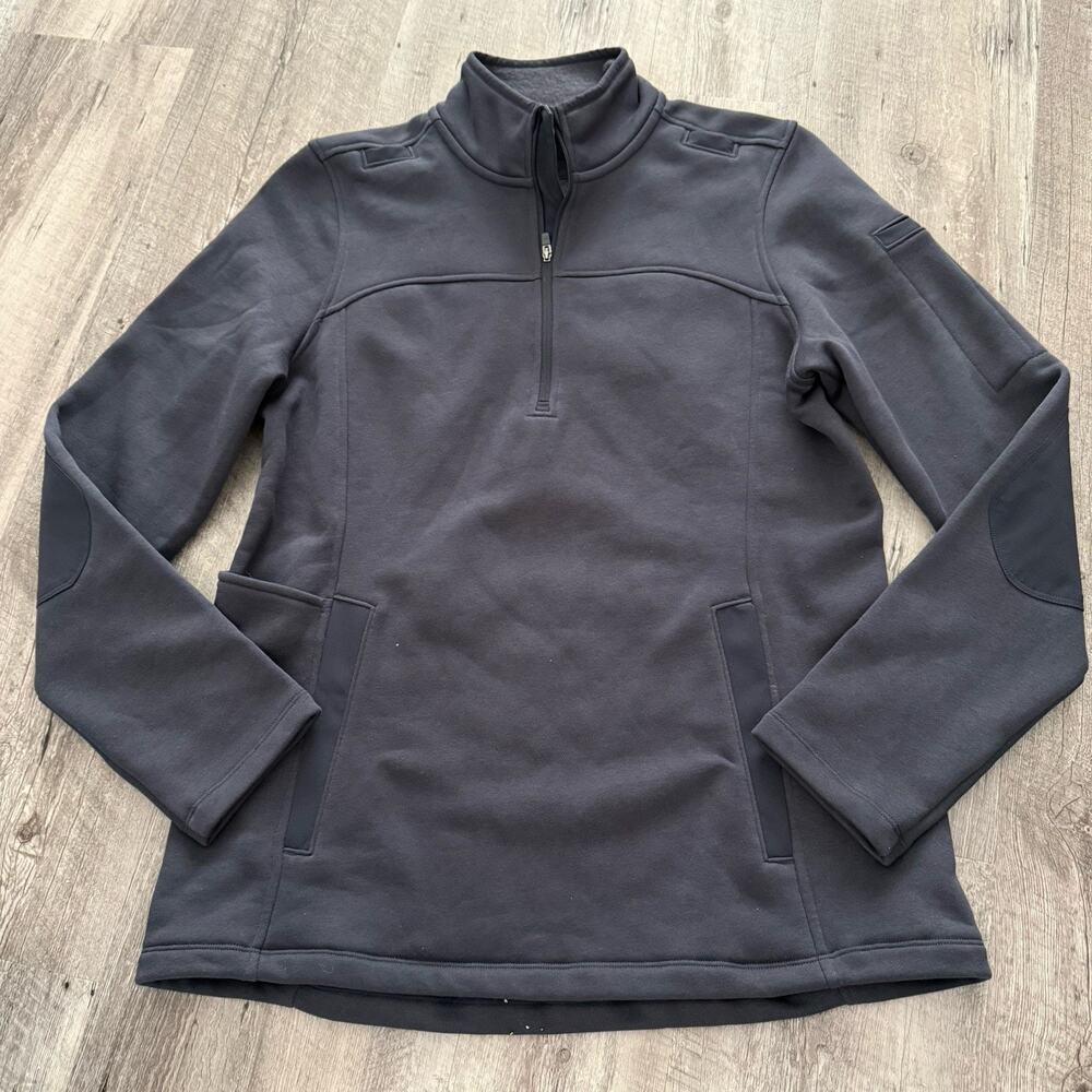 UNDER ARMOUR Tactical Job Fleece 3.0 Pullover 1/4 Zip SHIRT Womens Medium Loose